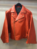 Moto jacket double orange