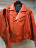 Moto jacket double orange