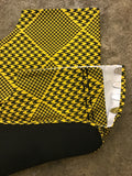 Tabisocks yellow houndstooth