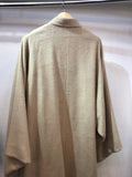 China coat beige mohair