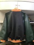 スタジャン羽織 CHARCOLE X GREEN