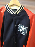 スタジャン羽織 NAVY X ORANGE