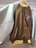 スタジャン羽織 BROWN  X ECRU