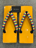 桐下駄 黄色 S size (22.5~24.5cm用)